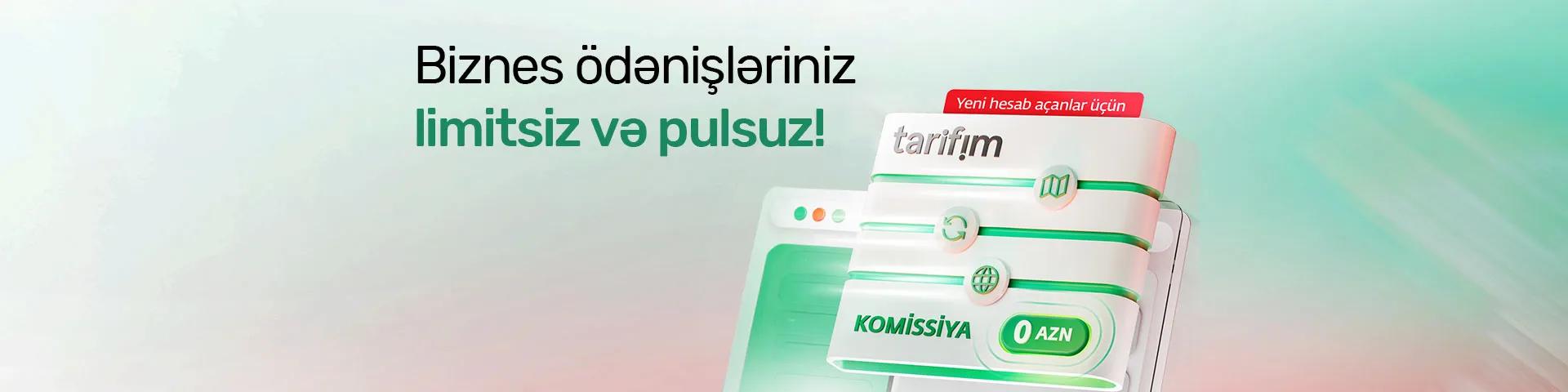 Biznes köçürmələriniz limitsiz və pulsuz!